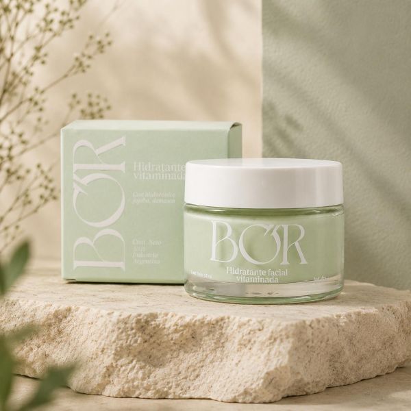 Hidratante Facial Vitaminada Con ácido Hialurónico + Jojoba Damasco Y Palta